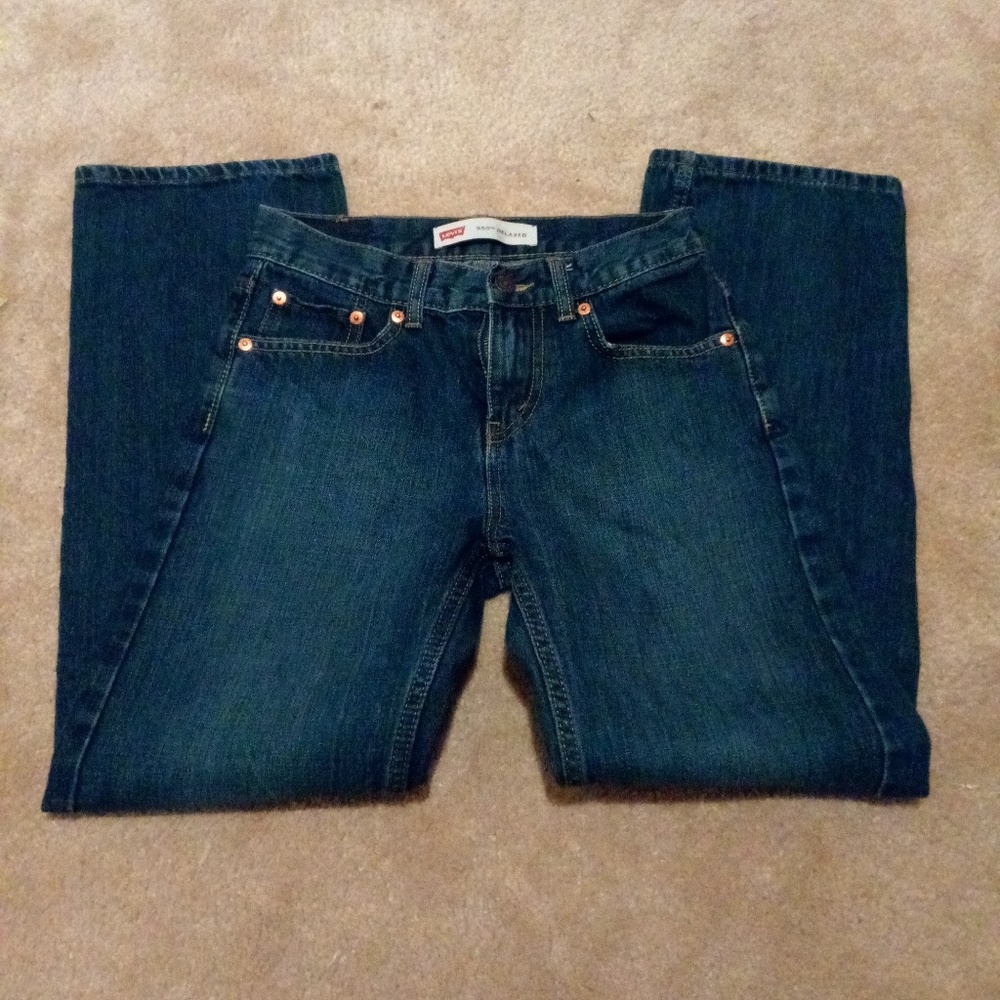 Levi's 550 Relaxed Boys Slim Jeans size 14